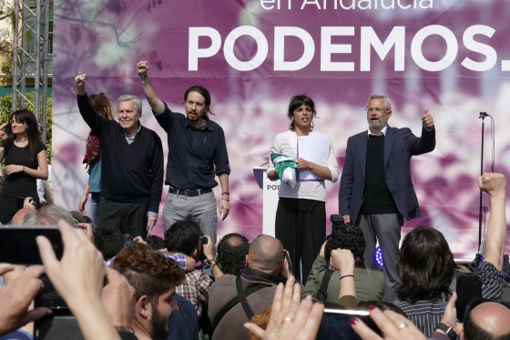 Spanske Podemos er inspirert av venstrepopulismen og Mouffe. Foto: Cyberfrancis.
